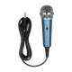 Condenser Microphone with 3.5mm Cable Noise Reduction/Tripod Stand/Pop Filter/Support Outputting to Earphone/Multiple Uses Blue