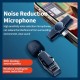 2.4GHz Wireless Clip-on Microphone 20m Transmission Distance Plug and Play for Live Streaming Vlog Shooting Type-C Interface