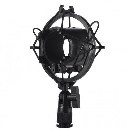 Univerdal Condenser Microphone Mic Shock Mount Holder Bracket Plastic Anti-vibration for On-line Broadcasting Studio Music Recording