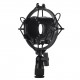 Univerdal Condenser Microphone Mic Shock Mount Holder Bracket Plastic Anti-vibration for On-line Broadcasting Studio Music Recording