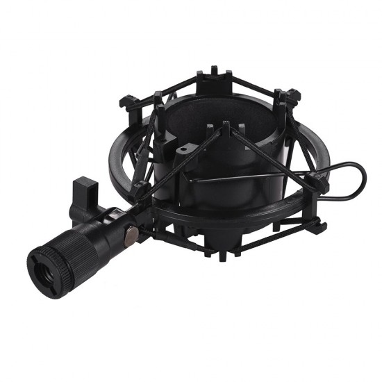 Univerdal Condenser Microphone Mic Shock Mount Holder Bracket Plastic Anti-vibration for On-line Broadcasting Studio Music Recording