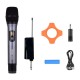 UHF Handheld Wireless Microphone Mic with Mini Receiver 50 Channels for Karaoke Business Meeting Speech Home Entertainment