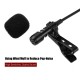 Professional Clip-On Microphone 3.5mm Audio Plug for Smartphones Comes with 2 Meters Extension Wire