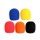 5pcs/lot Universal Mic Accessories Foam Cover Handheld Microphone Windshield Sponge Cap Ball Shape Microphone Windscreen for KTV Karaoke DJ