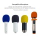 5pcs/lot Universal Mic Accessories Foam Cover Handheld Microphone Windshield Sponge Cap Ball Shape Microphone Windscreen for KTV Karaoke DJ