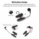 UHF Wireless Cardioid Condenser Microphone Clip-on Musical Instrument Mic for Saxophone Trumpets Clarinet