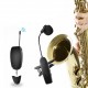 UHF Wireless Cardioid Condenser Microphone Clip-on Musical Instrument Mic for Saxophone Trumpets Clarinet