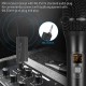 Portable UHF Microphone Set with Dual Handheld Microphones Rechargeable Receiver Frequency Modulation Plug-and-Play Dynamic Microphone Suitable for Home Entertainment Speech Live Streaming Video Recording