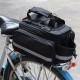 Bicycle Bike Rear Seat Bag Waterproof Bike Pannier Rack Pack Shoulder Cycling Carrier