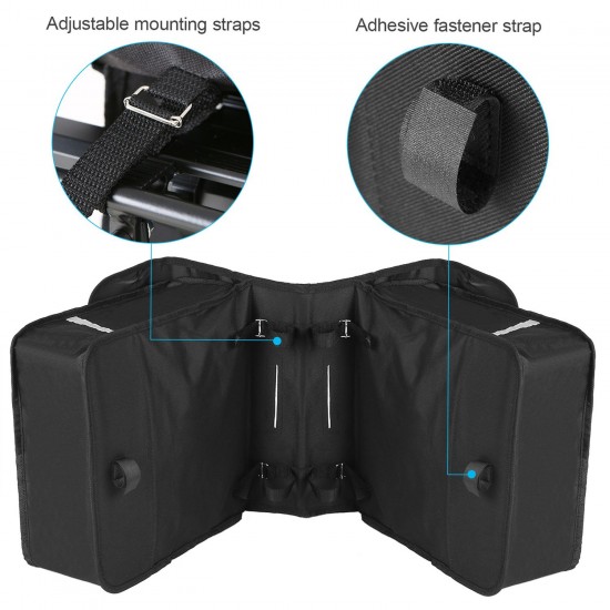 28L Water Resistant Bicycle Rear Seat Carrier Bag Rack Trunk Bags Bike Commuter Bag Pannier