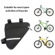 Frame Bike Bag Front Tube Triangled Pouch Bag Saddle Pouch Bike Accessories for Outdoor Cycling