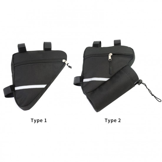 Frame Bike Bag Front Tube Triangled Pouch Bag Saddle Pouch Bike Accessories for Outdoor Cycling