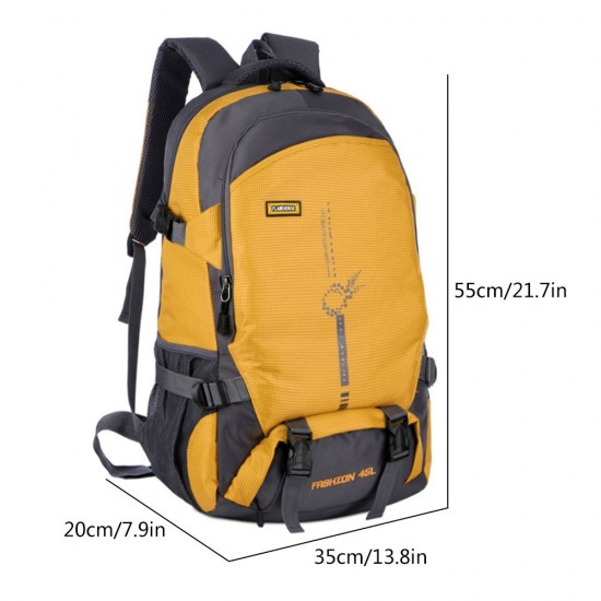 45L Large Capacity Waterproof Mountaineering Backpack Outdoor Breathable Shoulder Bag for Men and Women