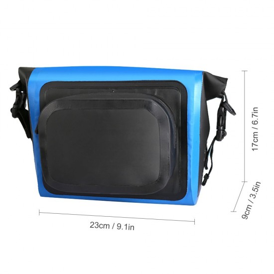 Waterproof Bike Bag Multifunctional Front Bicycle Bag Cycling Handlebar Pannier Large Capacity MTB Bike Phone Holder Road Bike Bag Bicycle Storage Bag  Shoulder Pack Bike Accessories