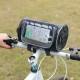 Waterproof Bike Handlebar Bag Bicycle Front Bag Camouflage Touchscreen Phone Holder Bag Pack Shoulder Bag MTB Cycling Storage Bag Pannier