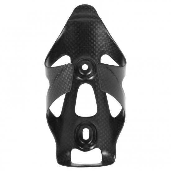 Bike Water Bottle Holder Carbon Fiber Drinking Kettle Cage Lightweight Bicycle Water Bottle Mount Gloss or Matte Bottle Brackets for Road and Mountain Bikes