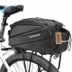 Aomiun 10L Multifunctional Bicycle Rear Seat Bag Waterproof Cycling Bike Rack Trunk Cargo Bag Pannier Bag Handbag Shoulder Bag