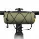 Bike Handlebar Bag Cycling Front Cylinder Storage Bag Bicycle Mobile Phone Holder Front Frame Top Tube Pouch Shoulder Bag Elastic Band