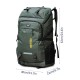 80L Mountaineering Backpack Waterproof Outdoor Running Bag Bicycle Bag Large Capacity Riding Bag Breathable Jogging Travel Daypack Bag for Riding Running Hiking Camping