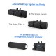 Bike Handlebar Bag Waterproof Adjustable Capacity Bicycle Front Tube Bag with Detachable Cycling Dry Pack (3-7L)