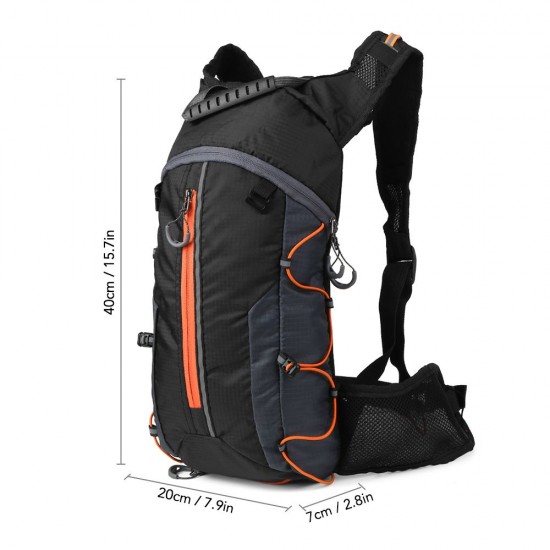 Foldable Cycling Backpack Lightweight Outdoor Sports Bike Riding Hydration Pack Backpack with 2L Water Bladder