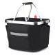 Collapsible Bike Basket Bicycle Handlebar Front Basket Pet Carrier Bag for Shopping Commuting