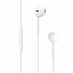 3.5mm Earphones Plug In-ear Stereo Earpiece with Mic Hands-free for Apple iPhone iPad Macbook