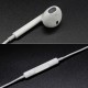 3.5mm Earphones Plug In-ear Stereo Earpiece with Mic Hands-free for Apple iPhone iPad Macbook