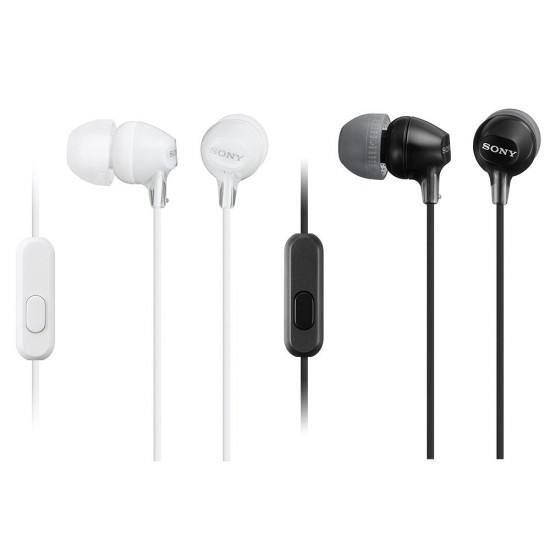 SONY MDR-EX15AP In-Ear Earphones 3.5mm Wired Earbuds Subwoofer Stereo Handsfree with Microphone Portable Headset