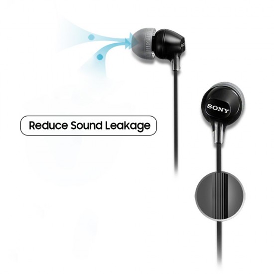 SONY MDR-EX15AP In-Ear Earphones 3.5mm Wired Earbuds Subwoofer Stereo Handsfree with Microphone Portable Headset