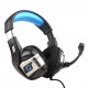 Professional Gaming Headset Stereo with Noise Cancelling Microphone Wired Headphone 50mm Drivers 3.5mm Cable with Volume Control Button for Computer Tablet Laptop