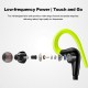 S760 Wired In-ear Waterproof Earphones Ear Hook Earbuds Stereo Super Bass Headphones Sport Headset with Mic Black