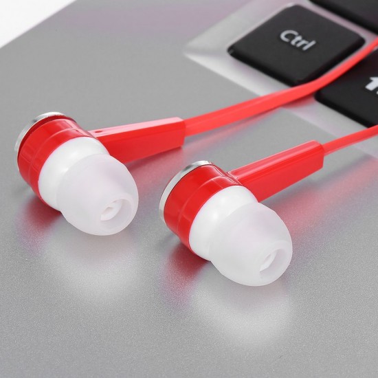 3.5mm Wired Headphone In-Ear Headset Stereo Music Smart Phone Earphone Earpiece Hands-free with Microphone