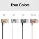 USB Type-C In-Ear Wired Metal Earphone Headset USB-C Earphone Earbuds In-line Control w/ Mic for Xiaomi 6 Note 3 MIX 2 Letv LeEco Le 2 3 Smartisan Pro Pro 2 Rose Gold