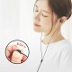 X110 Sleep Earphones Anti-noise In-ear Headphones Ultra-soft Silicone Earbuds 3.5mm Wired Headset Compatible with iPhone Android Smart Phones