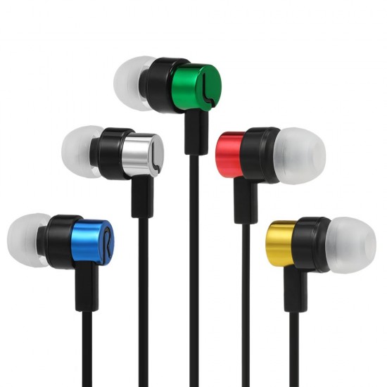 Universal 3.5mm Wired Headphones In-Ear Soft Silicone Earbuds Noise Isolating Headset Music Earphones 115cm Wire for PC Laptop Tablet Smartphone