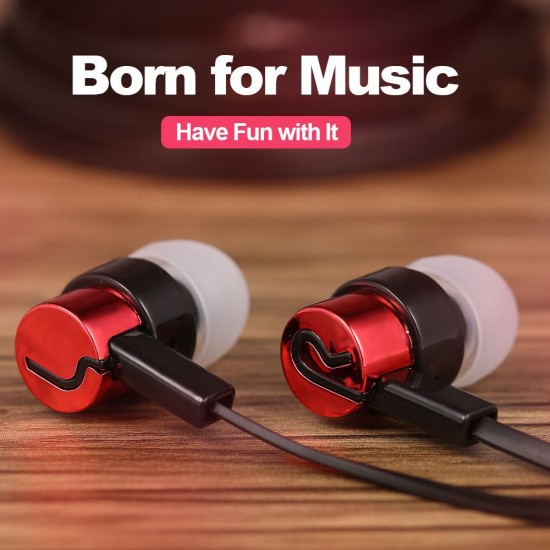 Universal 3.5mm Wired Headphones In-Ear Soft Silicone Earbuds Noise Isolating Headset Music Earphones 115cm Wire for PC Laptop Tablet Smartphone