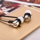 Universal 3.5mm Wired Headphones In-Ear Soft Silicone Earbuds Noise Isolating Headset Music Earphones 115cm Wire for PC Laptop Tablet Smartphone