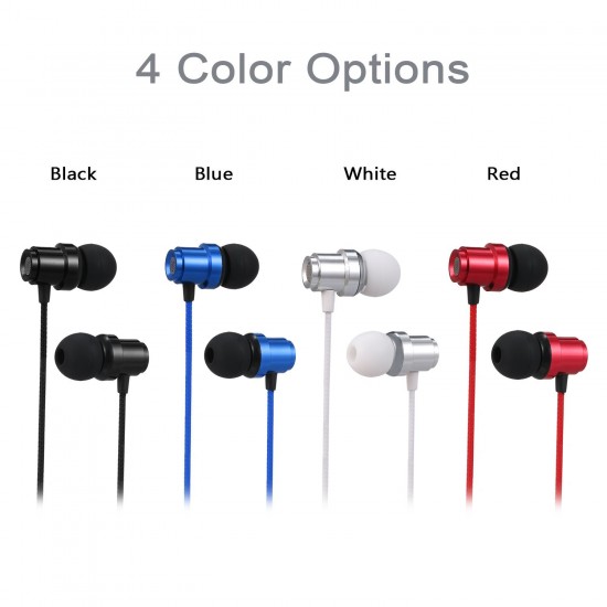 In-ear Headphones Earphones Wired Headset Compatible with Smart Phones Tablets Computers Mp3 Player for All 3.5mm Interface Devices