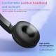 USB Wired Headset with Noise Cancelling Microphone On Ear Computer Headphone Call Center Earphone Volume Control Speaker Mic Mute Adjustable Headband