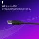 USB Wired Headset with Noise Cancelling Microphone On Ear Computer Headphone Call Center Earphone Volume Control Speaker Mic Mute Adjustable Headband