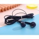 U88 Universal Wired Control Earphone Fashion Pure Color 3.5mm Plug Headphone with Microphone