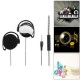 LS-Q140P Sport Headphone 3.5mm Ear-Hook Headset Line Control Earphone Earpiece with Mic for Phone