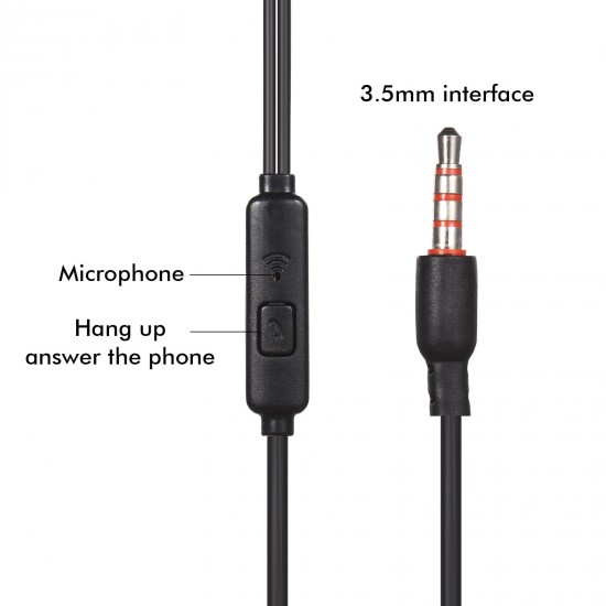 In-ear Earphone 3.5mm Portable Headphone with Microphone