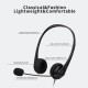 SY490MV Call Center Wired Headset 3.5MM Plug With Microphone Telephone Operator Headphone Noise Canceling for Computer Phones Desktop Boxes