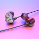 S2000 HIFI 6D Surround Sound Headphones 3.5mm Wired Sweatproof Sports In-ear Earbud with Memory Wire Earhooks for Running Music Game