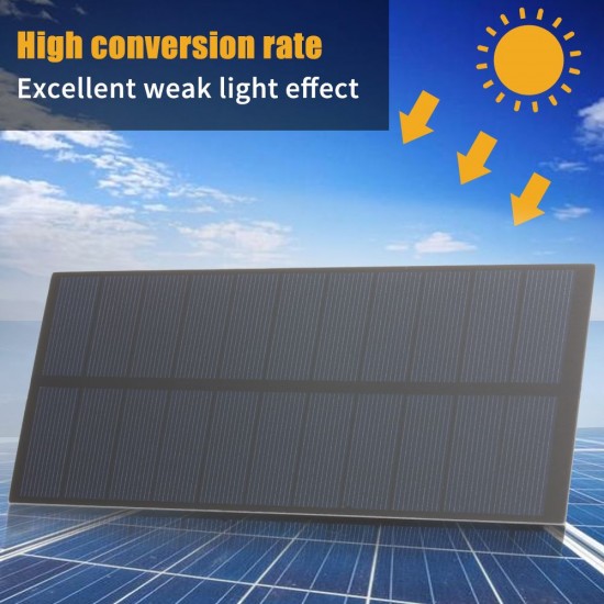 2.2W/5.5V DIY Solar Panel Module Solar Charger 188*78.5MM PET Polycrystalline Silicon For Solar Lights Displays Toys