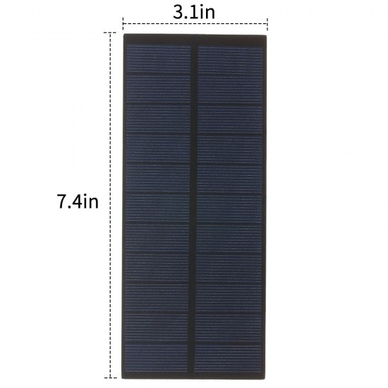 2.2W/5.5V DIY Solar Panel Module Solar Charger 188*78.5MM PET Polycrystalline Silicon For Solar Lights Displays Toys