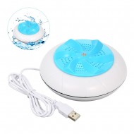 Portable Turbine Washing Machine 1 kg Laundry Quantity Mini Rotating Washer with USB Cable for Travel Home Business Trip