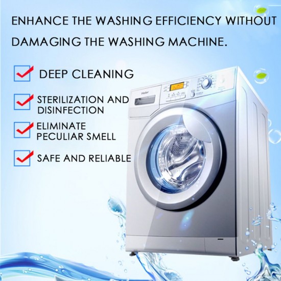 Washing Machine Cleaner Washer Cleaning Detergent Effervescent Tablet Washer Cleaner